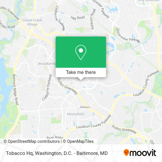 Tobacco Hq map