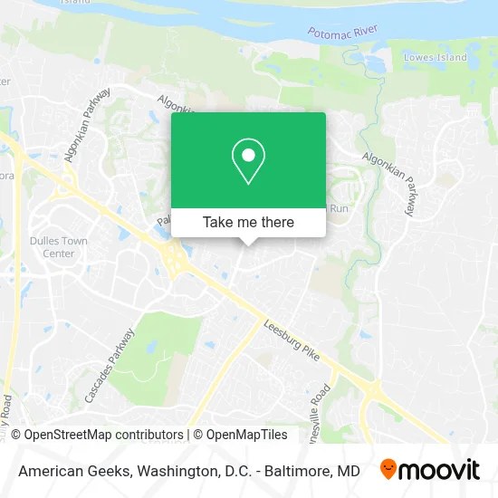 American Geeks map