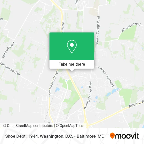 Shoe Dept. 1944 map