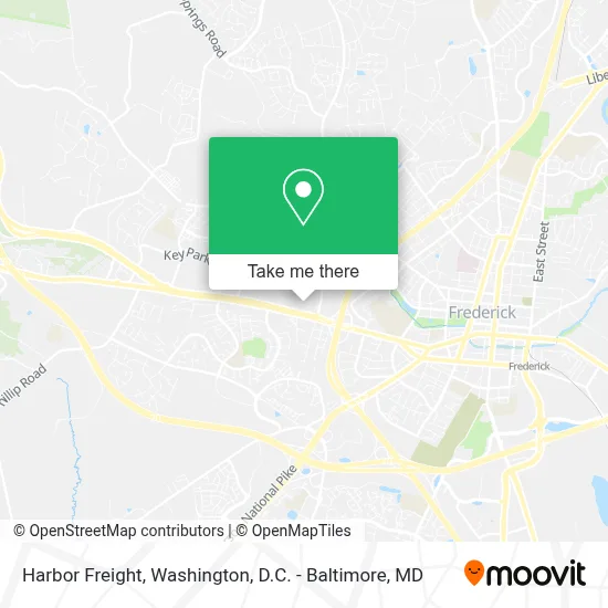 Harbor Freight map