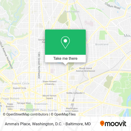 Amma's Place map