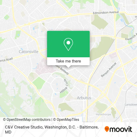 C&V Creative Studio map