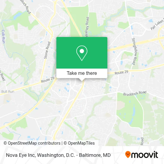 Nova Eye Inc map