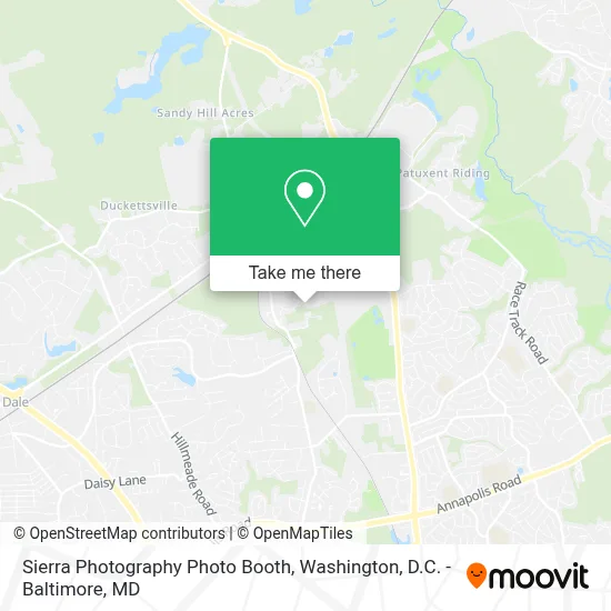Sierra Photography Photo Booth map