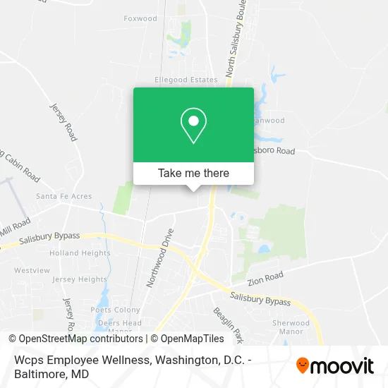 Wcps Employee Wellness map