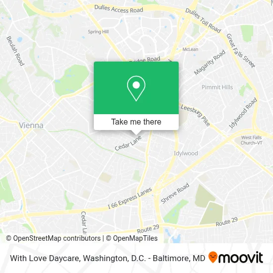 With Love Daycare map