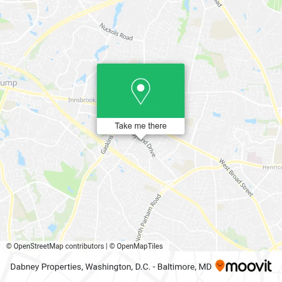 Dabney Properties map