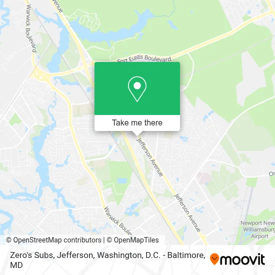 Zero's Subs, Jefferson map