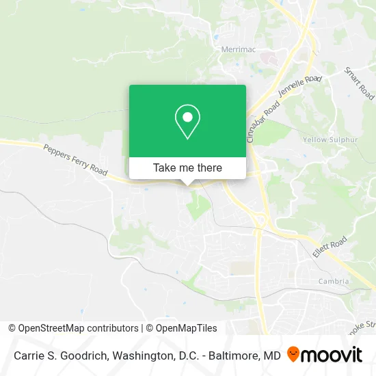 Carrie S. Goodrich map