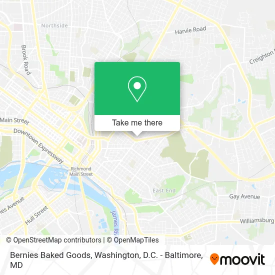 Bernies Baked Goods map