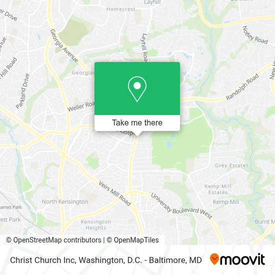 Christ Church Inc map