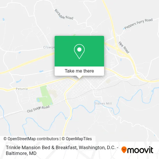 Trinkle Mansion Bed & Breakfast map