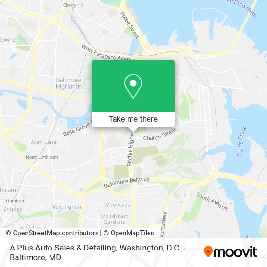 A Plus Auto Sales & Detailing map
