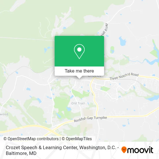 Crozet Speech & Learning Center map