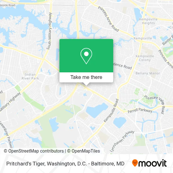 Pritchard's Tiger map