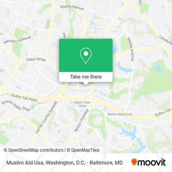 Muslim Aid Usa map