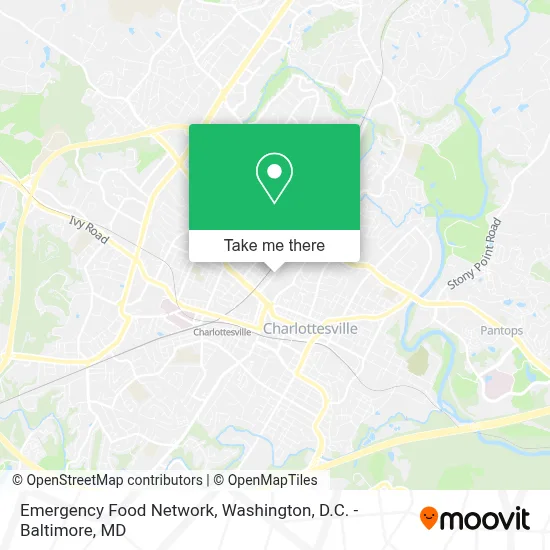 Emergency Food Network map