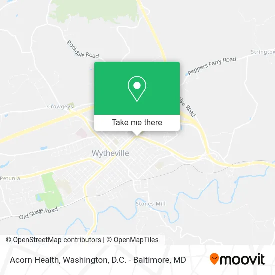 Acorn Health map