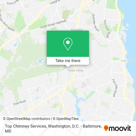 Top Chimney Services map