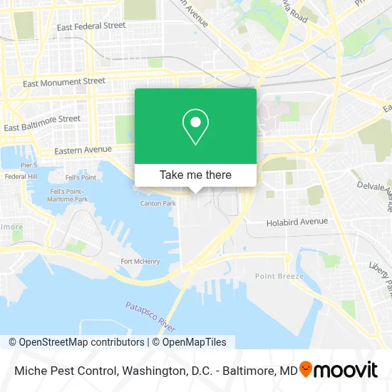 Miche Pest Control map