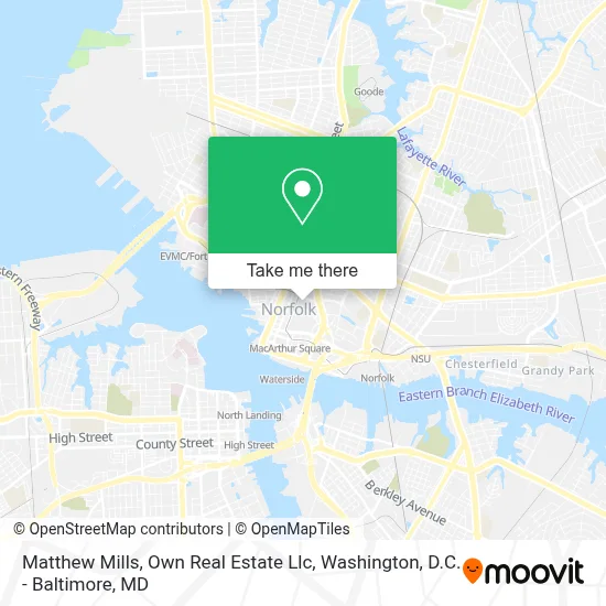 Matthew Mills, Own Real Estate Llc map