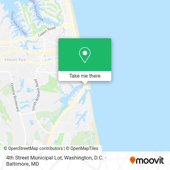 4th Street Municipal Lot map