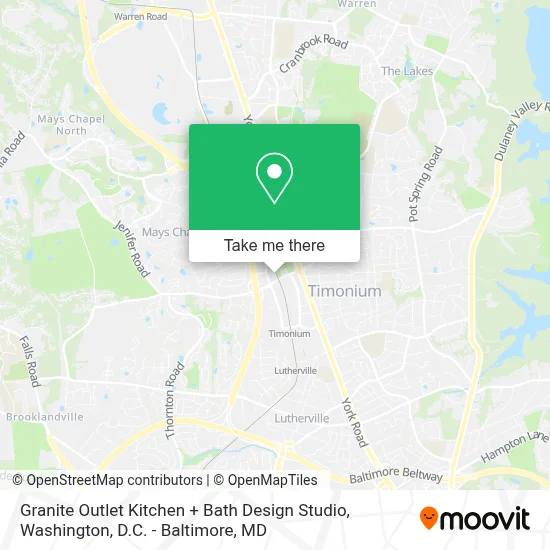 Granite Outlet Kitchen + Bath Design Studio map