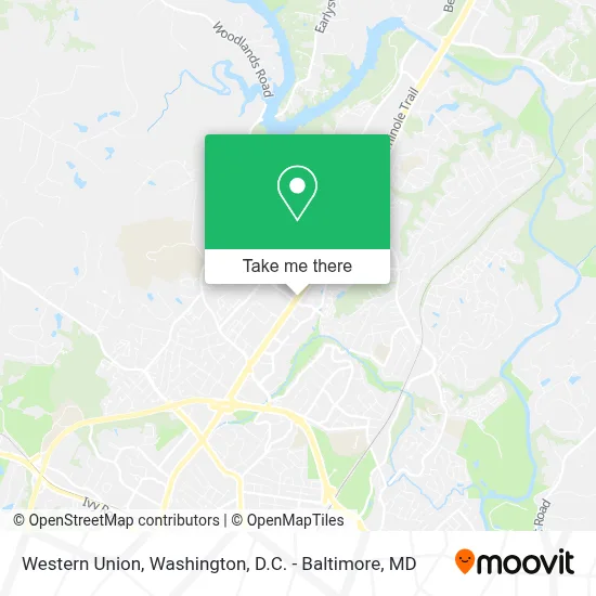 Western Union map