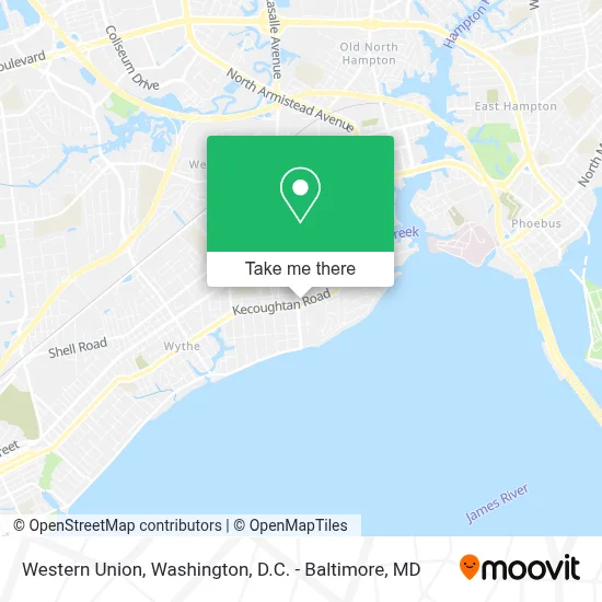 Western Union map