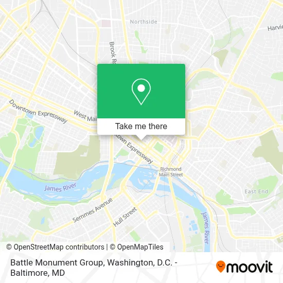 Battle Monument Group map