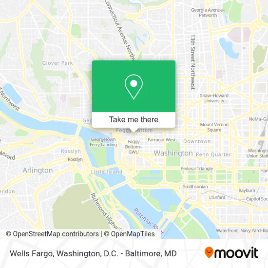 Wells Fargo map