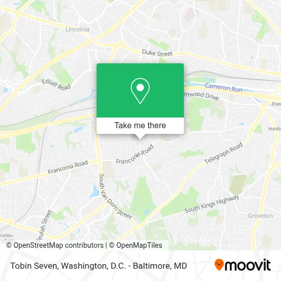 Tobin Seven map