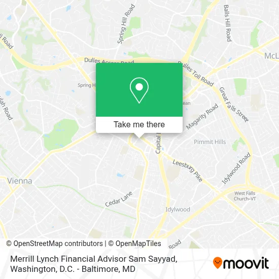 Merrill Lynch Financial Advisor Sam Sayyad map