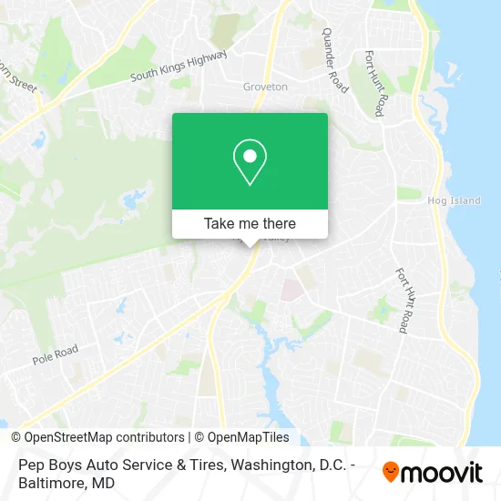Pep Boys Auto Service & Tires map