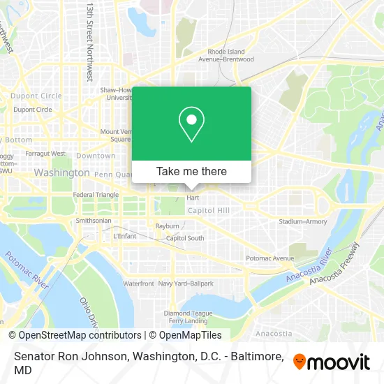 Senator Ron Johnson map