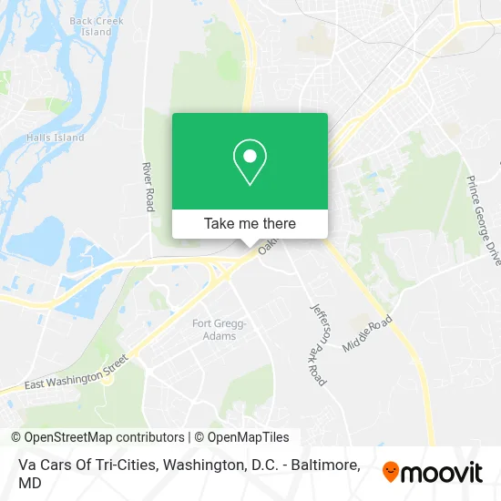 Va Cars Of Tri-Cities map