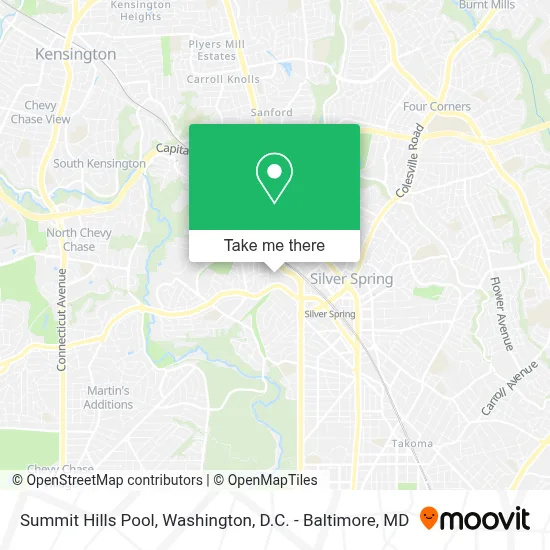 Summit Hills Pool map