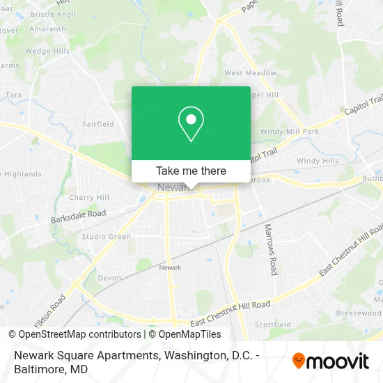 Newark Square Apartments map