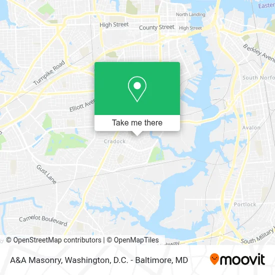 A&A Masonry map