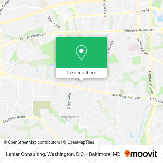 Lanier Consulting map