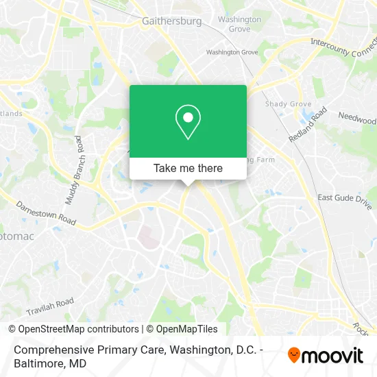 Comprehensive Primary Care map