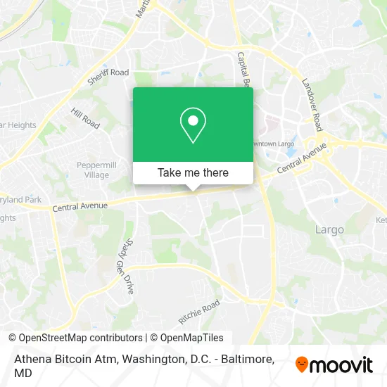 Athena Bitcoin Atm map