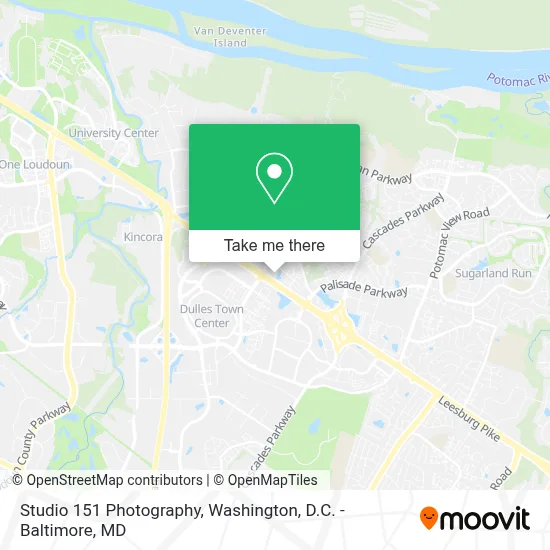 Studio 151 Photography map
