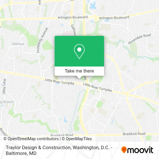 Traylor Design & Construction map