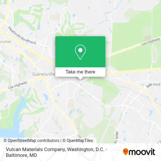 Vulcan Materials Company map