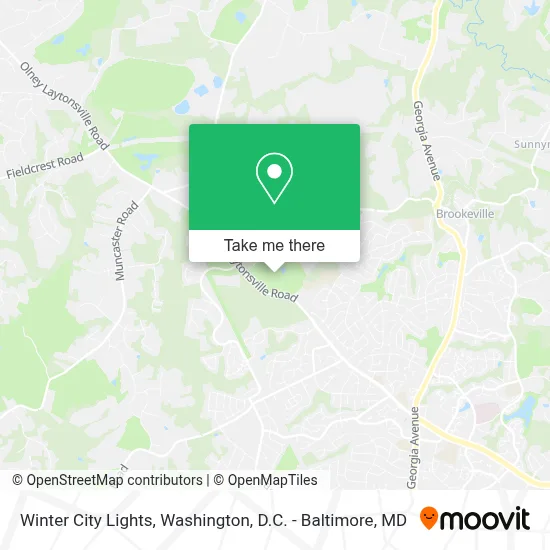 Winter City Lights map