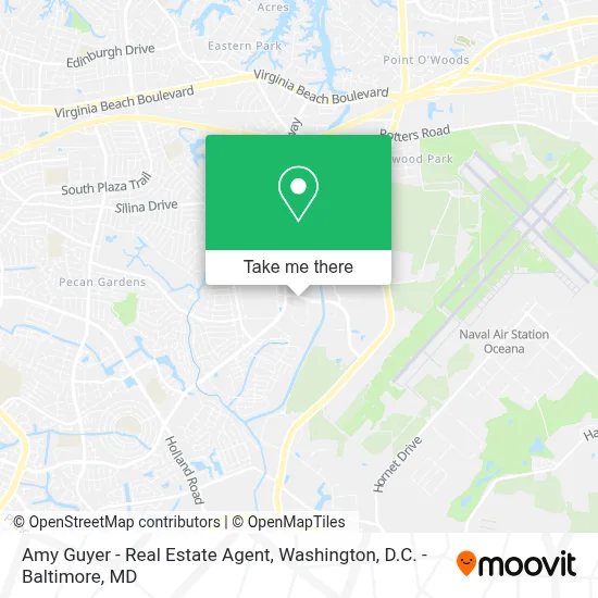 Amy Guyer - Real Estate Agent map
