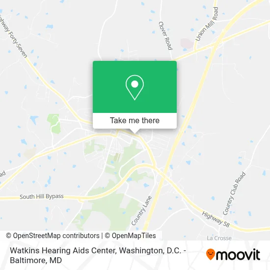 Watkins Hearing Aids Center map