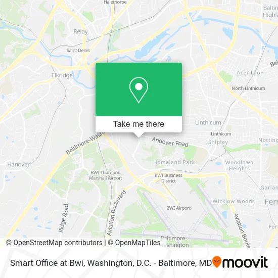Smart Office at Bwi map