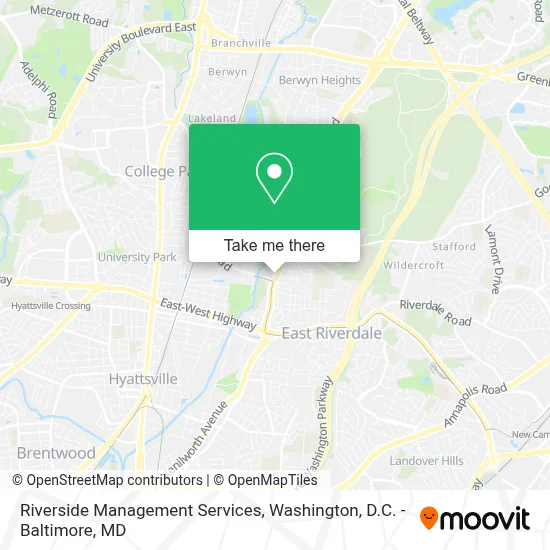 Riverside Management Services map